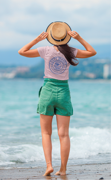 Coastal Vibe T-Shirts by Lusty Waves | Perfect for Beach Days