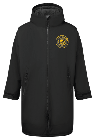 Unisex Waterproof Changing Robe with Sherpa Fleece