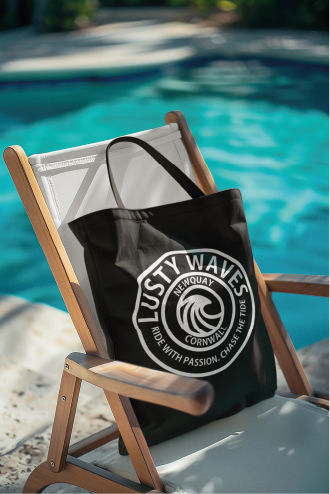 Lusty Waves Beach Bag – Your Go-To for Coastal Adventures & Everyday Errands
