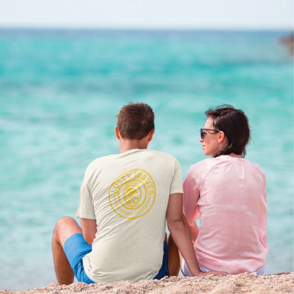 Coastal Vibe T-Shirts by Lusty Waves | Perfect for Beach Days