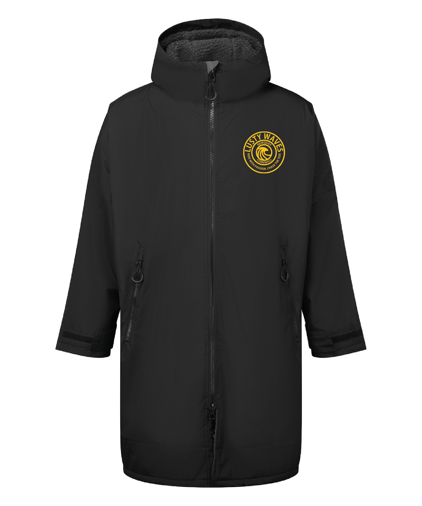 Lusty Waves Waterproof Changing Robe | Sherpa Fleece Surf Robe