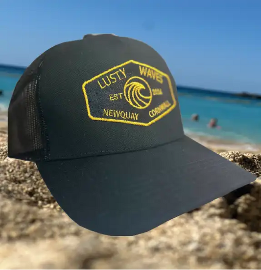 Lusty Waves Embroidered Trucker Hat