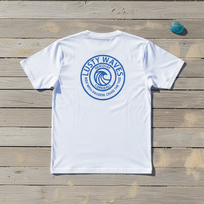 Lusty Waves Coastal T-Shirt | Surf Tee for Beach & Everyday Wear